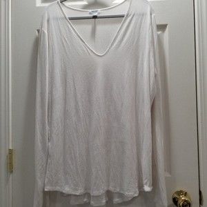 Old Navy Plus Size White Long Sleeve Top Size XXL